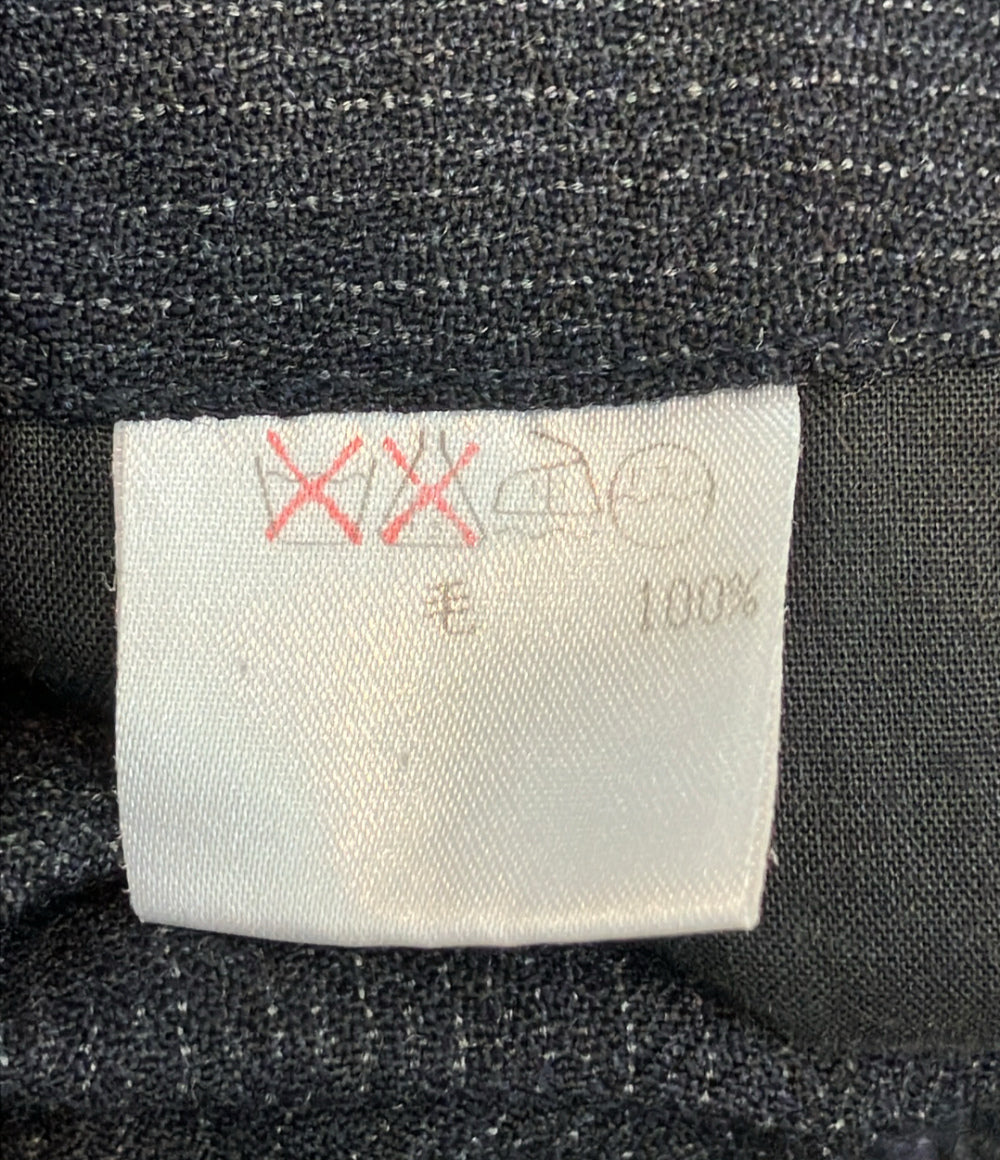ISSEY MIYAKE MEN スタンドカラージャケット フロントボタン ネイビー ウール ME81-FD525 メンズ SIZE S イッセイミヤケ メン