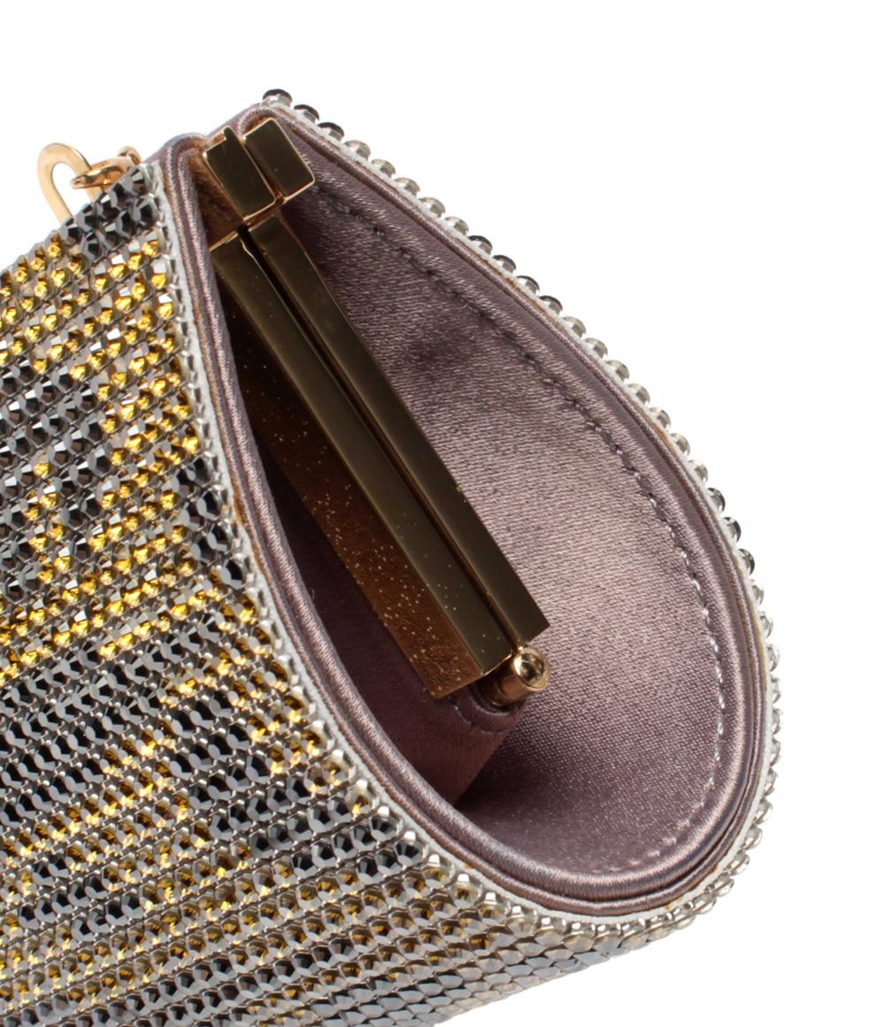 美品 スワロフスキー ショルダーバッグ 肩掛け パーティーバッグ レディース SWAROVSKI