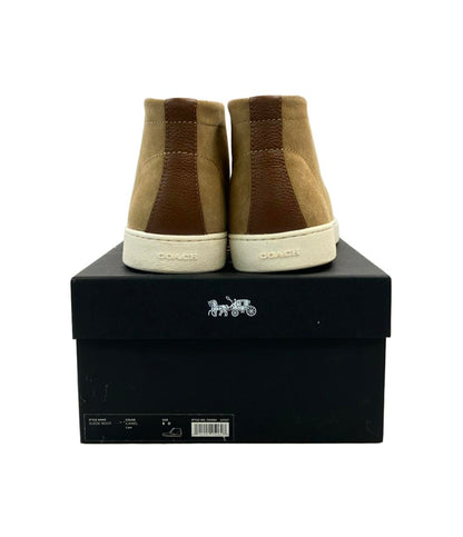 美品 COACH ハイカットスニーカー スエード メンズ SIZE US 8 D (26cm) コーチ