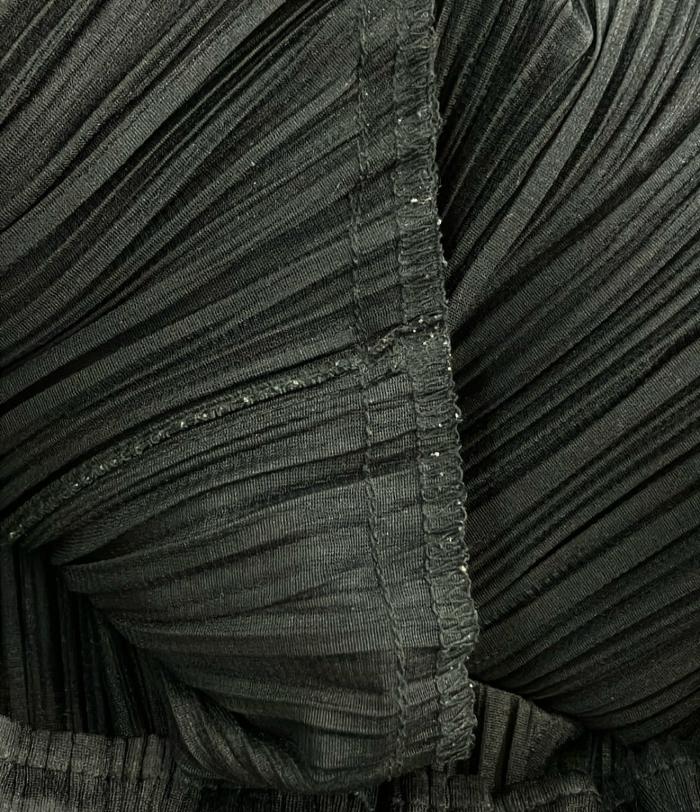 PLEATS PLEASE レイヤードスリットワイドプリーツパンツ レディース SIZE 02 プリーツプリーズ