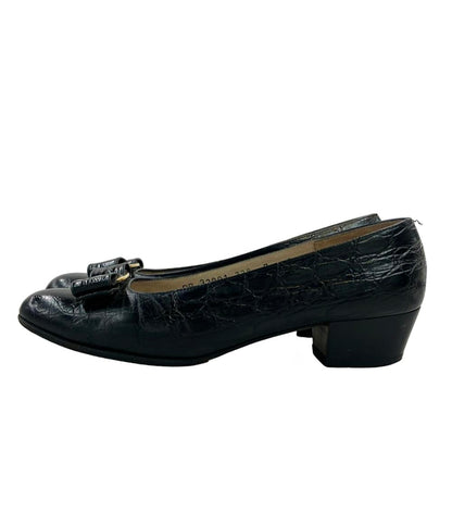 Salvatore Ferragamo ヴァラリボンパンプス DR 32901 338 レディース SIZE 7 サルヴァトーレフェラガモ