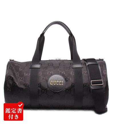 美品 GUCCI ボストンバッグ ショルダーバッグ 肩掛け グッチ オフ ザ グリッド 685632 520981 メンズ グッチ