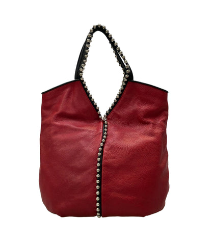 美品 Furla トートバッグ スタッズ レディース フルラ