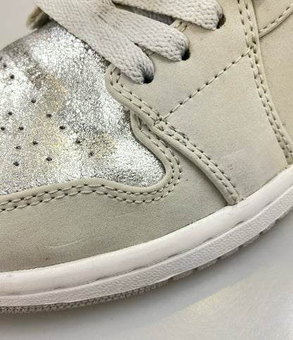 NIKE ハイカットスニーカー AIR JORDAN 1 RETRO HIGH SILVER 396009-001 メンズ SIZE 25.0 (S) ナイキ