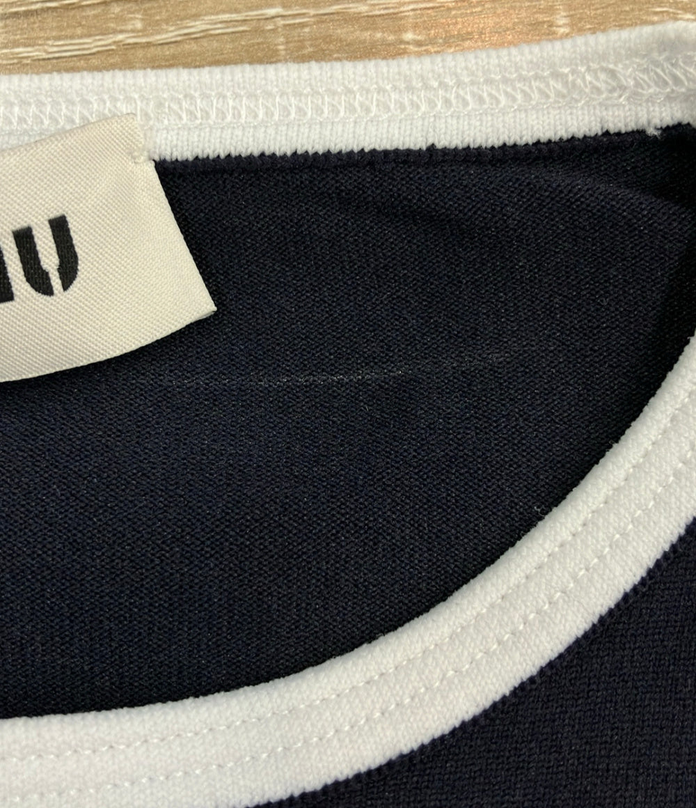 Miu Miu ショートスリーブクルーネックニット レディース SIZE 36 (XS) ミュウ ミュウ