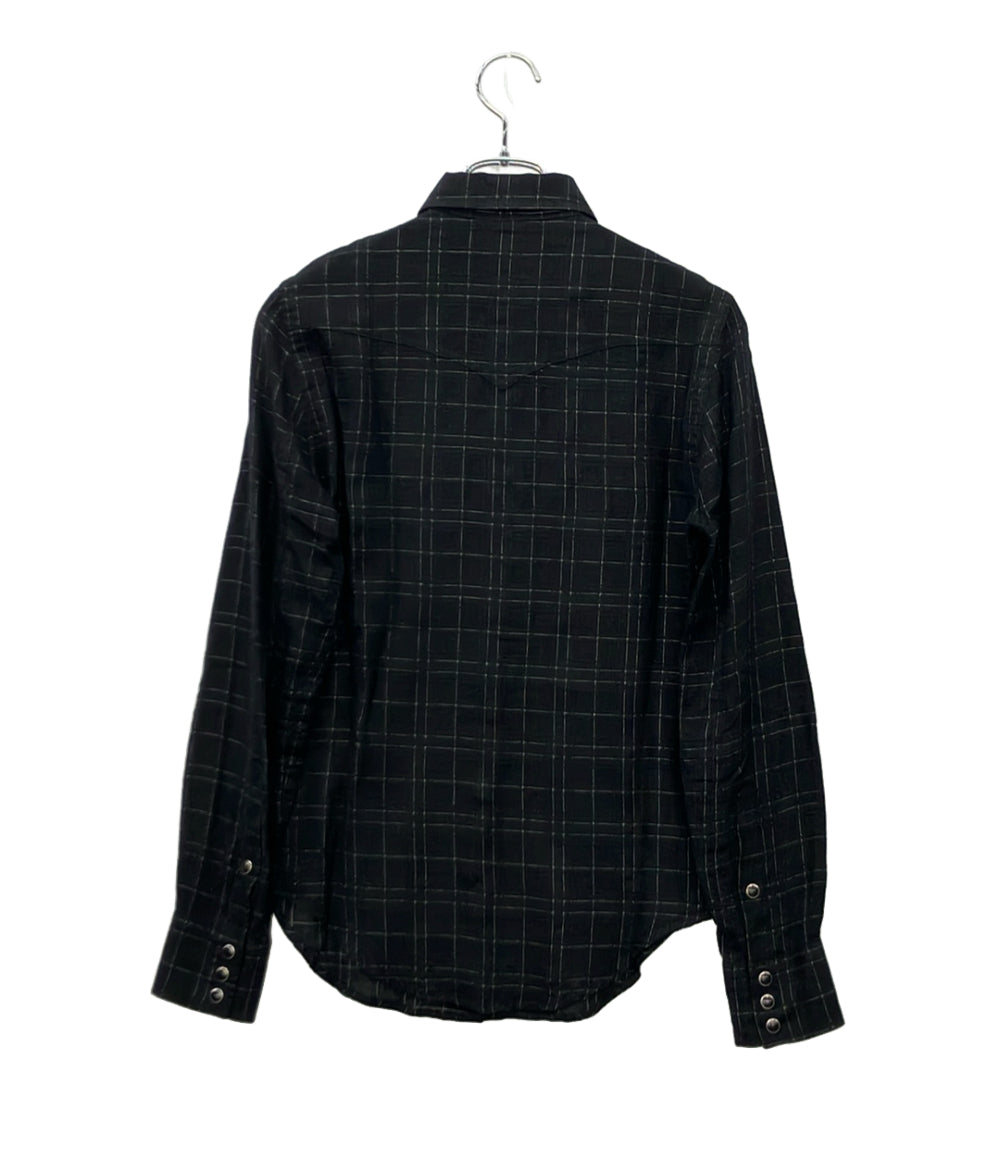 SAINT LAURENT 長袖シャツ Checked Slim Fit Shirt メンズ SIZE S サンローラン