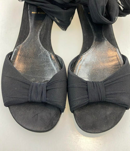 FENDI アンクルストラップ サンダル フラット レディース SIZE 37 (24cm) フェンディ