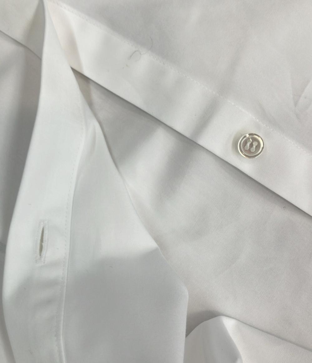 Drawer 長袖ブラウス コットンシアー 切替リボン  23AW 6521-299-1123 レディース SIZE 38 (M) ドゥロワー