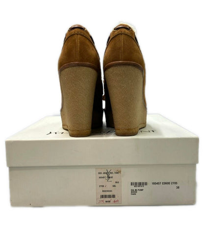 YVES SAINT LAURENT モカシンウェッジソールシューズ レディース SIZE 38 (25cm) イヴ・サンローラン