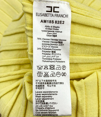 エリザベッタフランキ 半袖ニットワンピース レディース SIZE 40 (M) ELISABETTA FRANCHI