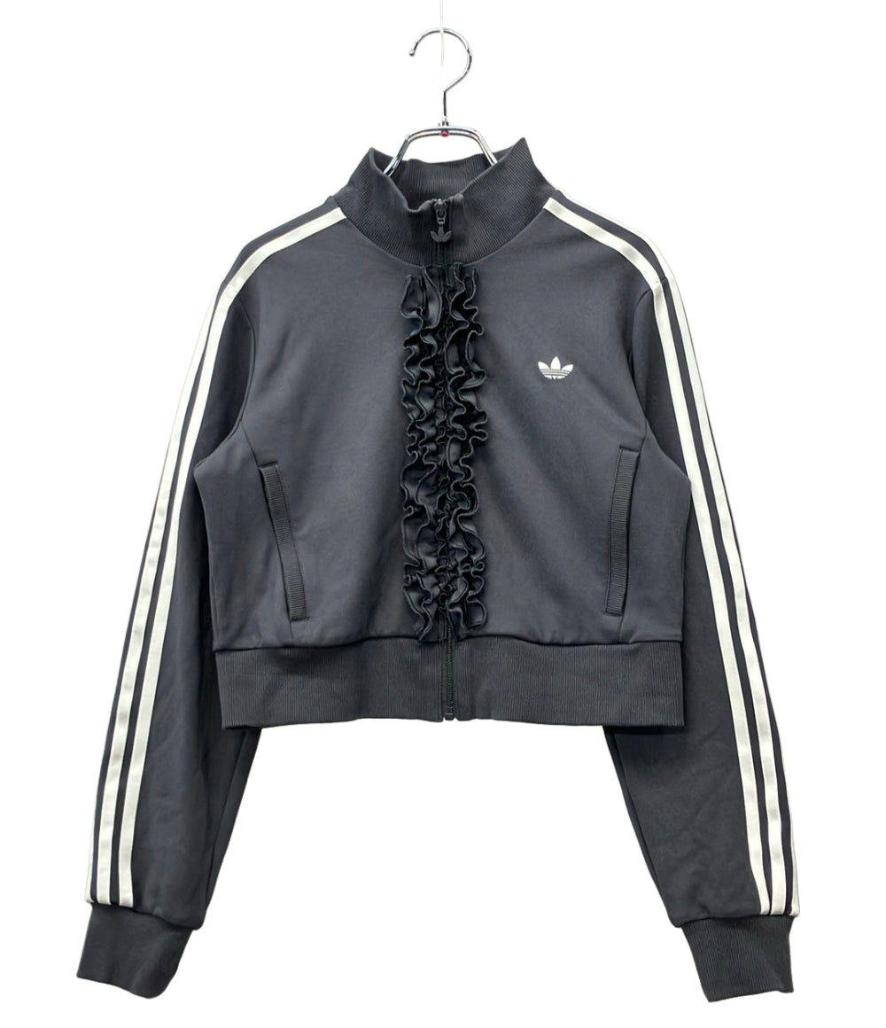 adidas トラックジャケット ブルゾン ラッフル スポーツ レディース SIZE L アディダス