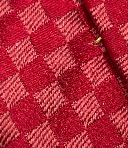 LOUIS VUITTON ネクタイ シルク100% マイクロダミエ メンズ ルイ・ヴィトン