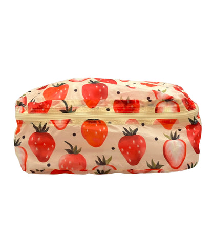 美品 FEILER TO&FRO ポーチ いちご柄 ラブラリー レディース フェイラー トゥーアンドフロー