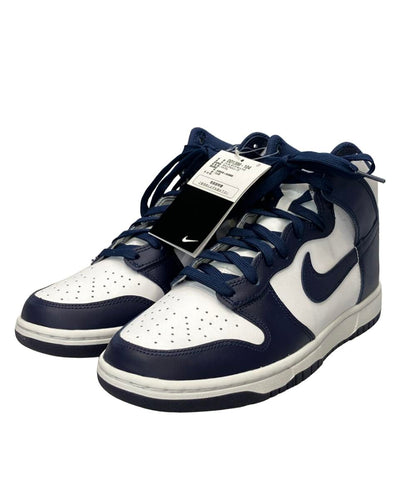 美品 NIKE ハイカットスニーカー Championship Navy ダンク HI レトロ DD1399-104 メンズ SIZE 27.0 (L) ナイキ