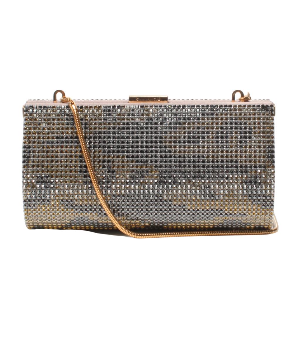 美品 スワロフスキー ショルダーバッグ 肩掛け パーティーバッグ レディース SWAROVSKI