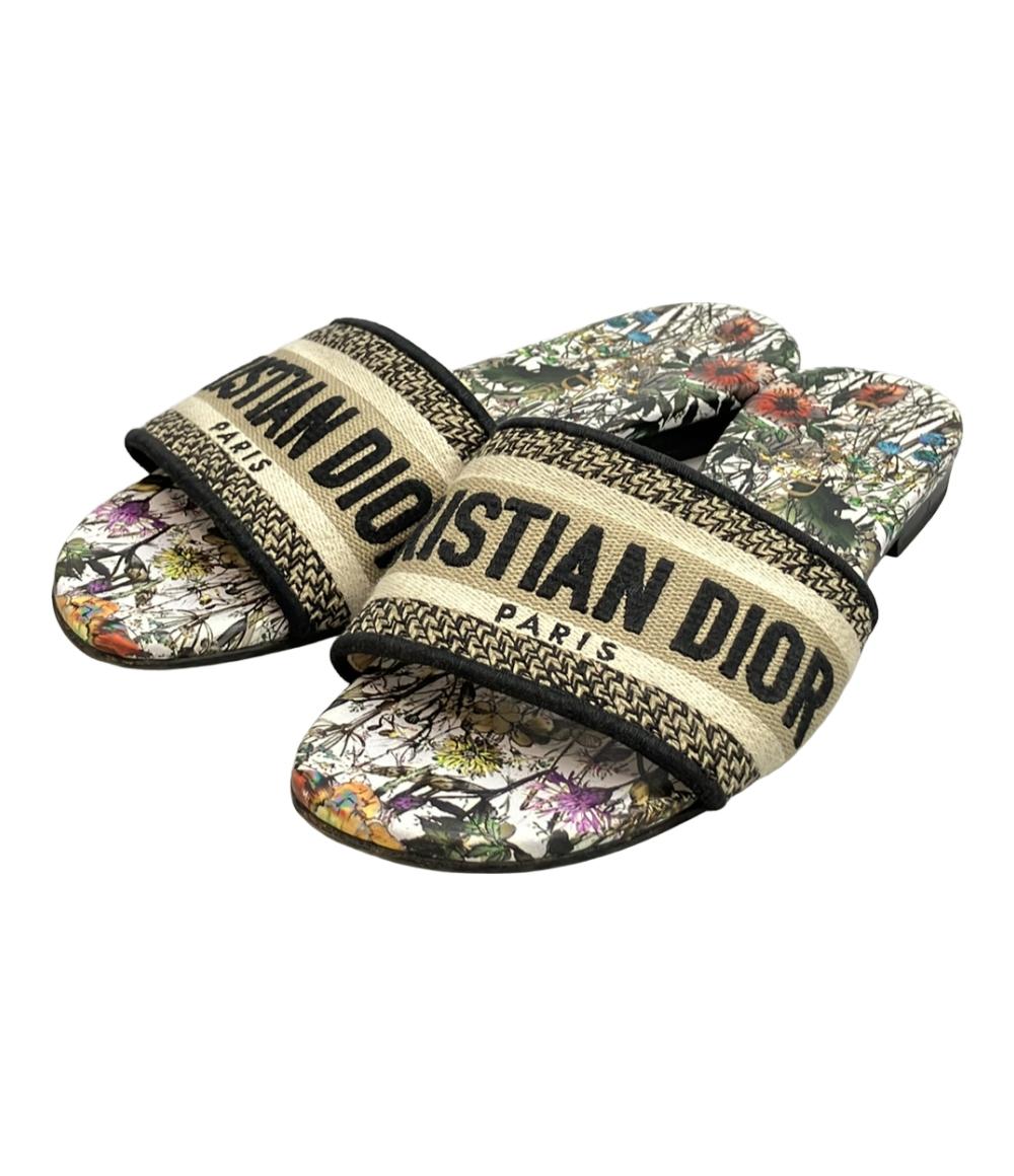 Christian Dior フラットサンダル レディース SIZE 34 22(cm) クリスチャンディオール