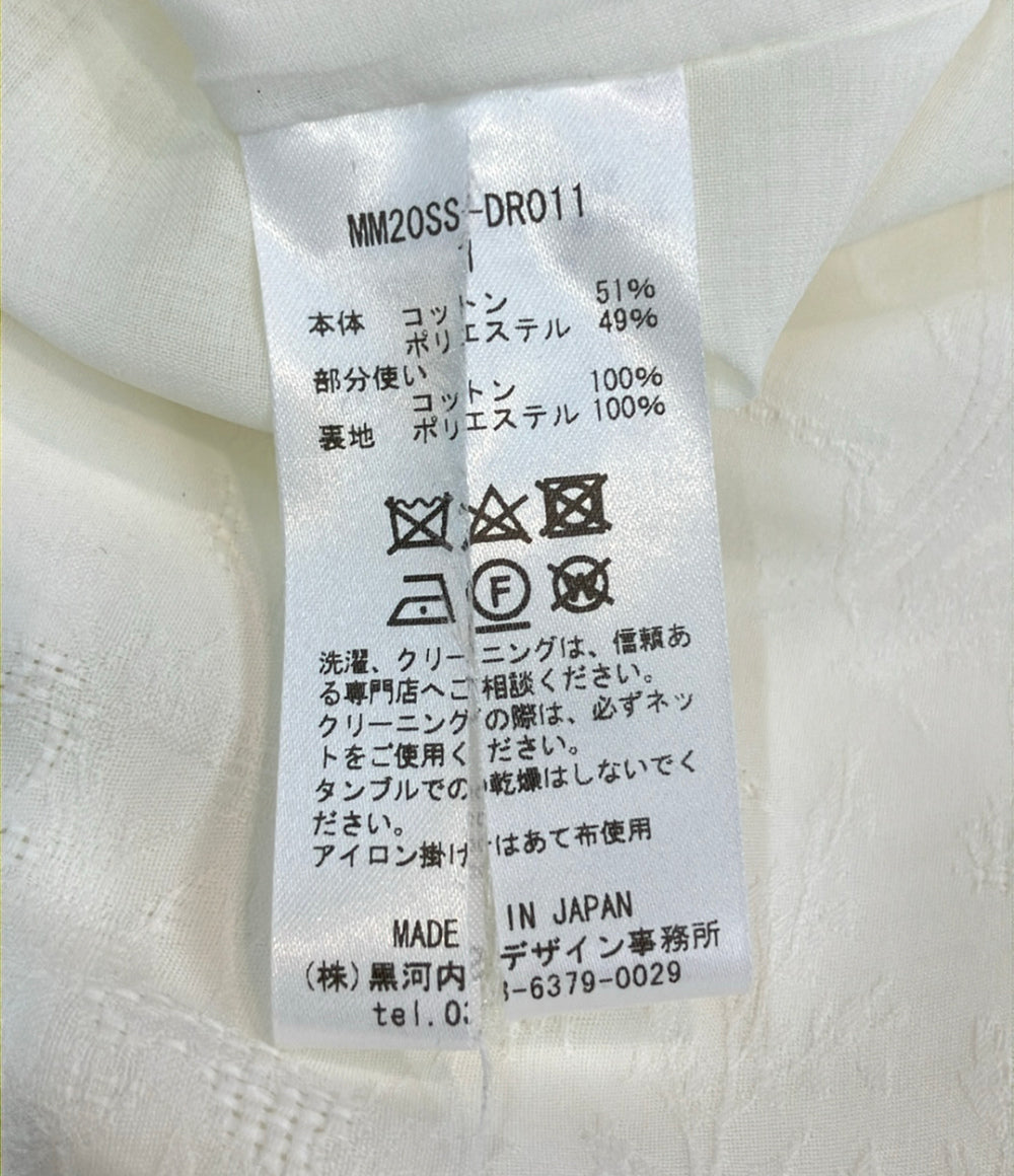 Mame Kurogouchi 半袖ワンピース MM20SS-DRO11 レディース SIZE 1 (M) マメクロゴウチ