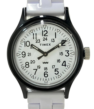 タイメックス 腕時計 クオーツ ホワイト メンズ TIMEX