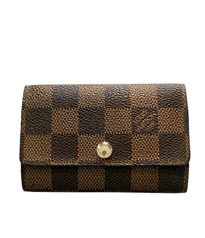 LOUIS VUITTON 6連キーケース ミュルティクレ6 ダミエ エベヌ N62630 レディース メンズ ルイ・ヴィトン