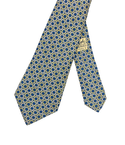 HERMES ネクタイ シルク 100% 7578 SA メンズ エルメス