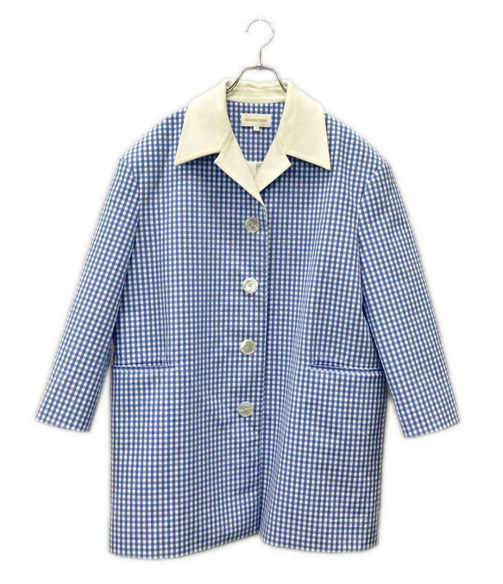 SHUSHU/TONG ギンガムチェック柄 コート レディース SIZE 8 (S) シュシュ/トング