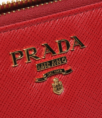 美品 PRADA L字ファスナー長財布 1ML030 レディース プラダ