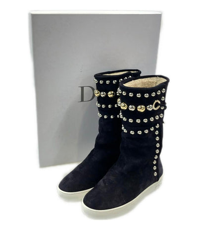 Christian Dior ムートンブーツ スタッズ レディース SIZE 36 (M) クリスチャンディオール