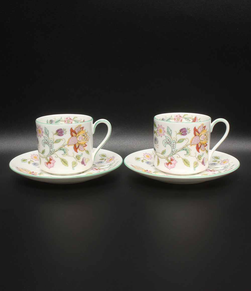 美品 Minton カップ＆ソーサー 2客セット ペア ハドンホール ミントン