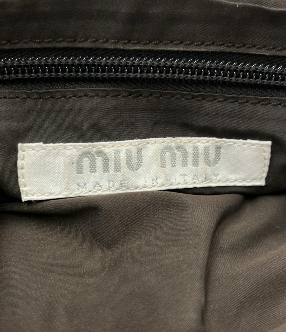 Miu Miu ショルダーバッグ 肩掛け リボンモチーフ レディース ミュウ ミュウ