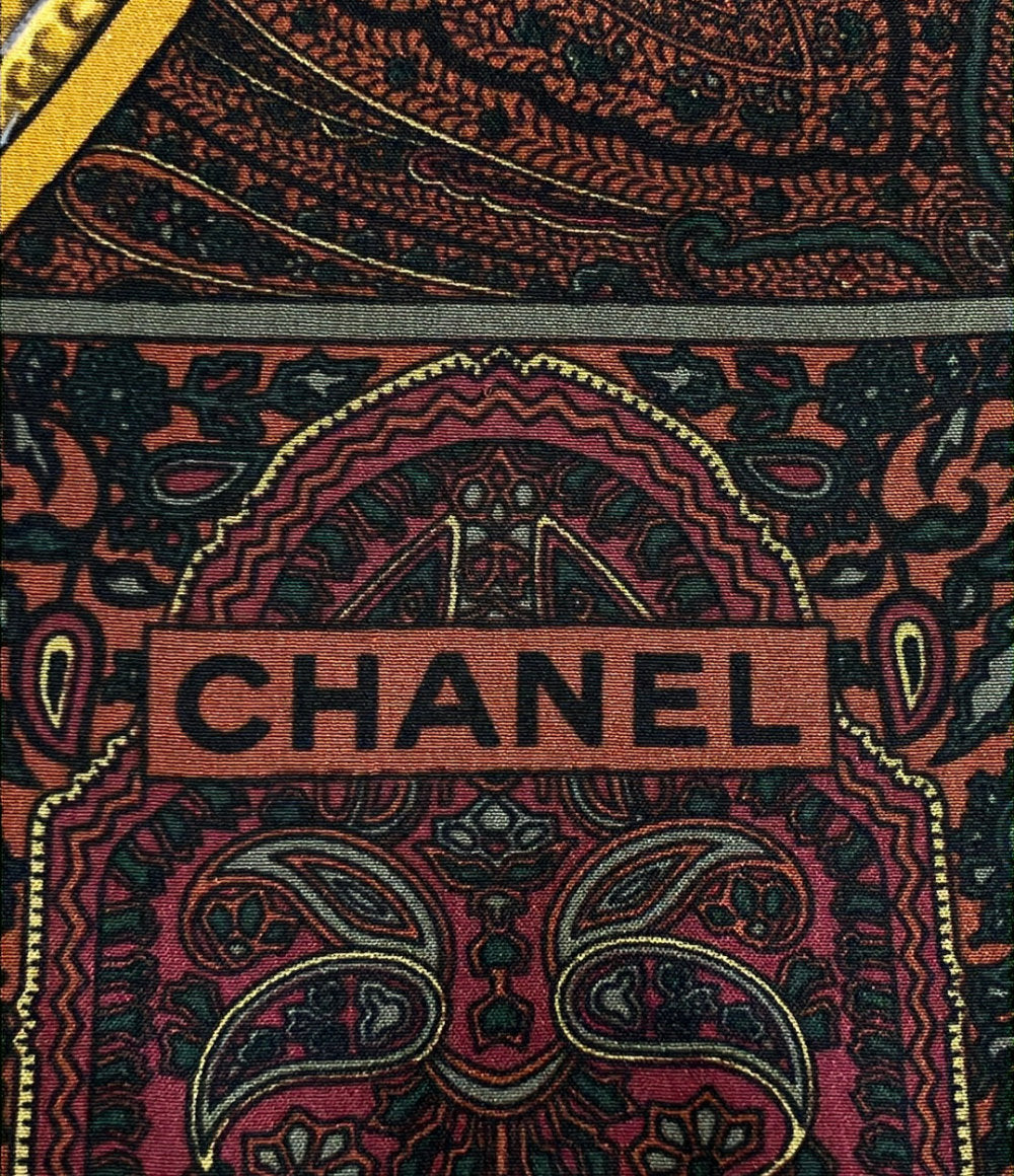 CHANEL スカーフ シルク100%  ペイズリー柄 レディース シャネル