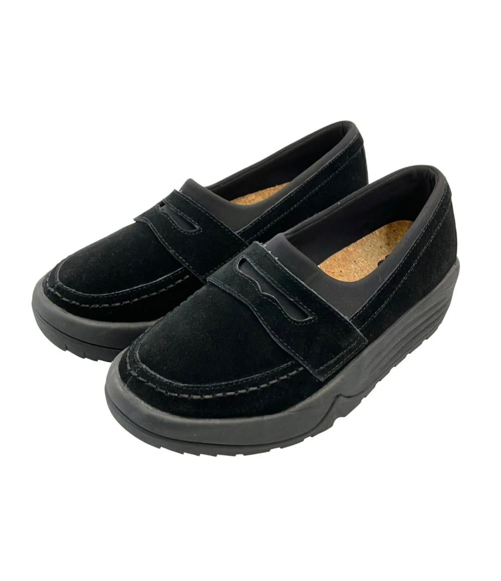 pg スリッポン 厚底 DISH BLACK メンズ SIZE 43 ピージー