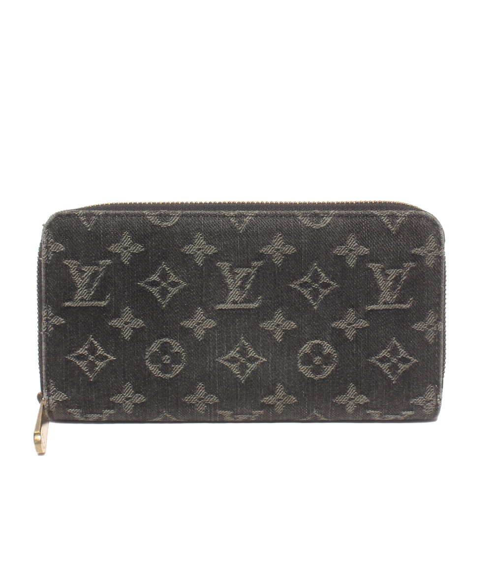 LOUIS VUITTON ラウンドファスナー長財布 ジッピー ウォレット モノグラム デニム M95614 メンズ レディース ルイ・ヴィトン