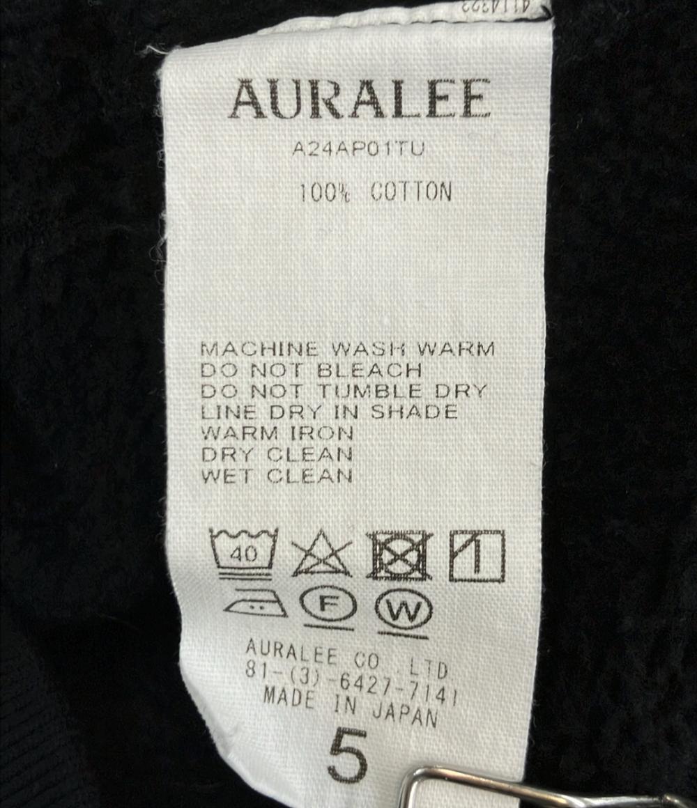 AURALEE 長袖パーカー スウェット  SMOOTH SOFT SWEAT P O PARKA  トラッド ベーシック A24AP01TU メンズ SIZE 5 (XL) オーラリー