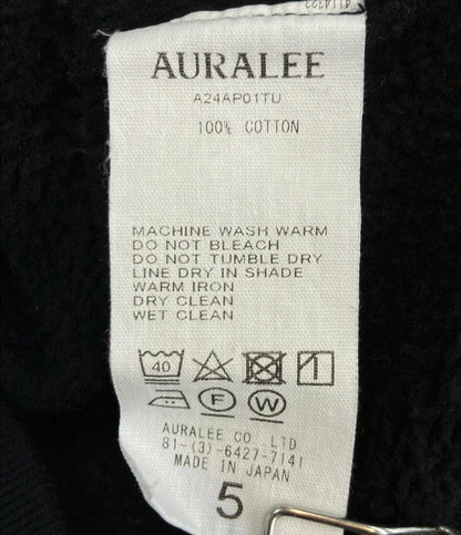 AURALEE 長袖パーカー スウェット  SMOOTH SOFT SWEAT P O PARKA  トラッド ベーシック A24AP01TU メンズ SIZE 5 (XL) オーラリー