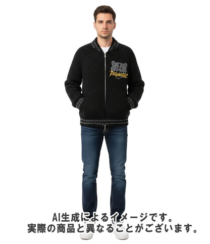 DSQUARED2 ジップアップ ニット ジャケット メンズ SIZE L ディースクエアード