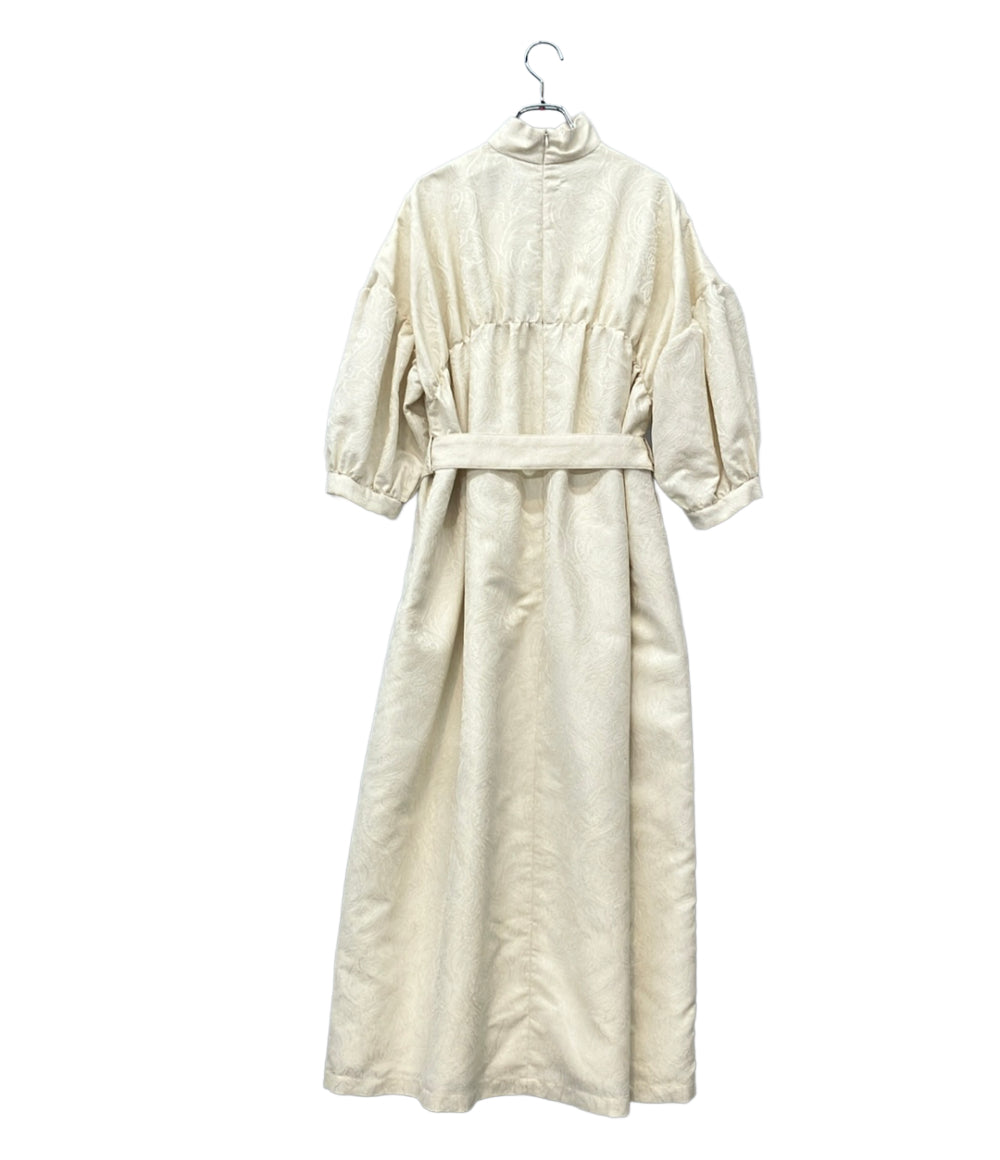 MIKAGE SHIN 半袖 ジャガード ワンピース レディース SIZE 1 ミカゲシン