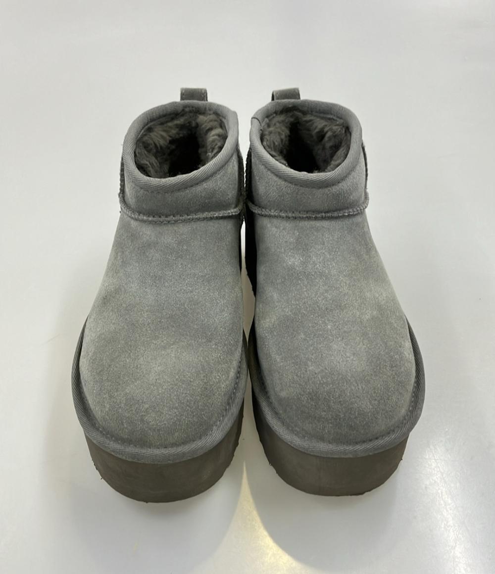 UGG ムートンブーツ 厚底 クラシック ウルトラ ミニ プラットフォーム レディース SIZE 22.0 (XS) アグ
