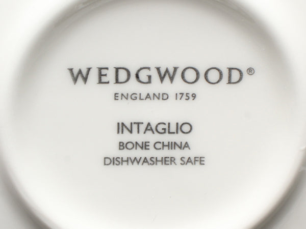 美品 WEDGWOOD デミタスカップ＆ソーサー インタグリオ ウェッジウッド