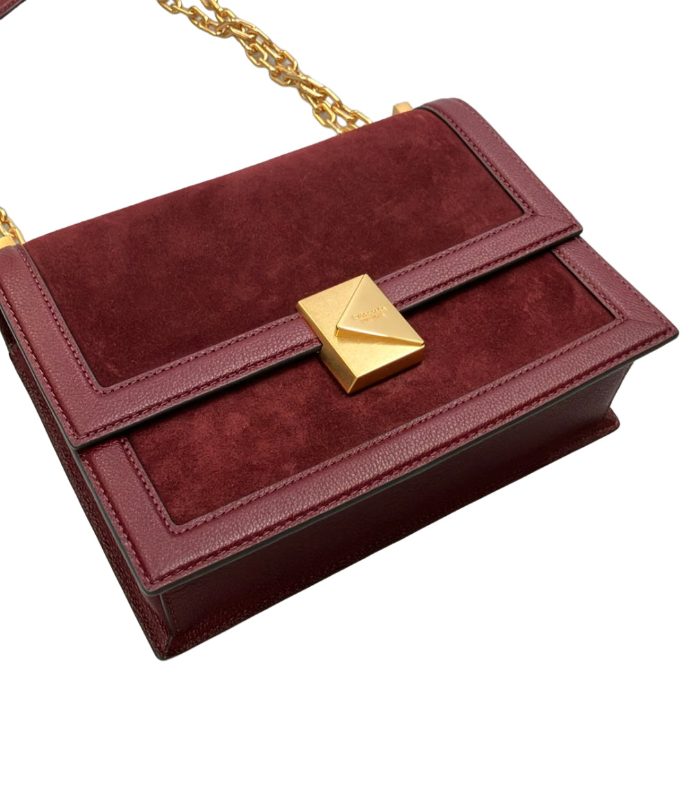 美品 Kate Spade ショルダーバッグ 肩掛け チェーン デコ レディース ケイトスペード