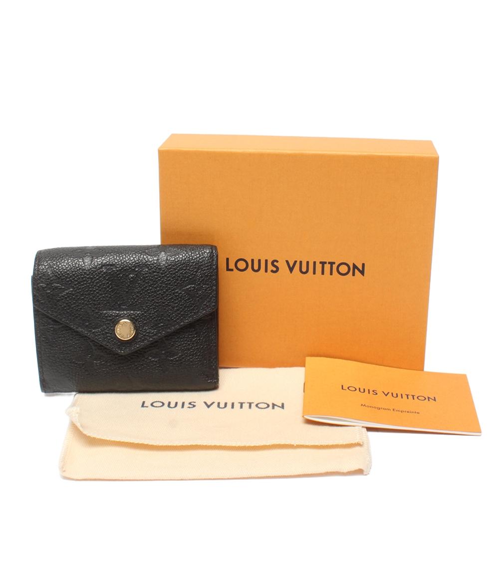 LOUIS VUITTON 三つ折り財布 ポルトフォイユ ヴィクトリーヌ モノグラムアンプラント M64060 レディース ルイ・ヴィトン