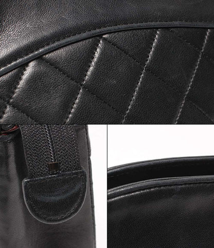 CHANEL チェーンハンドバッグ ゴールド金具 マトラッセ ラムスキン レディース シャネル