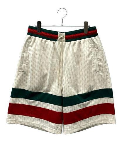 美品 GUCCI ハーフパンツ メッシュ 737407 XJFFK メンズ SIZE L グッチ