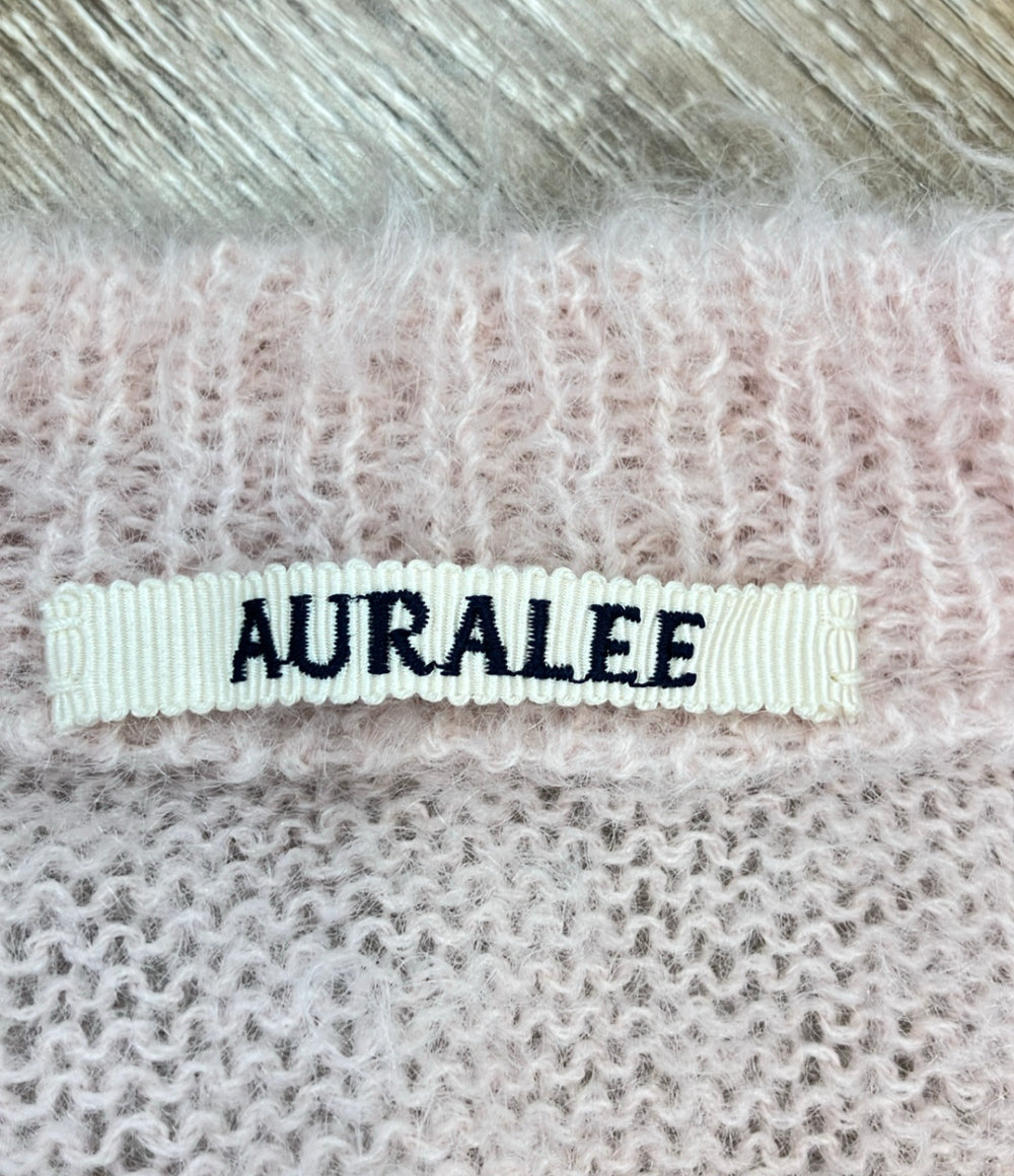 AURALEE 長袖カーディガン モヘア 22AW BRUSHED SUPER KID MOHAIR KNIT LONG CARDIGAN A22AC03KM レディース SIZE 1 (S) オーラリー