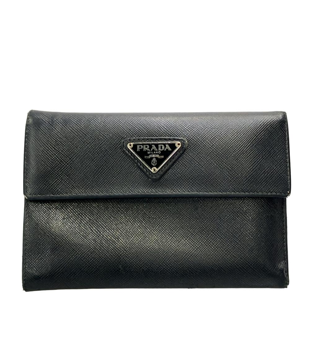 PRADA 三つ折り財布 サフィアーノ メンズ レディース プラダ