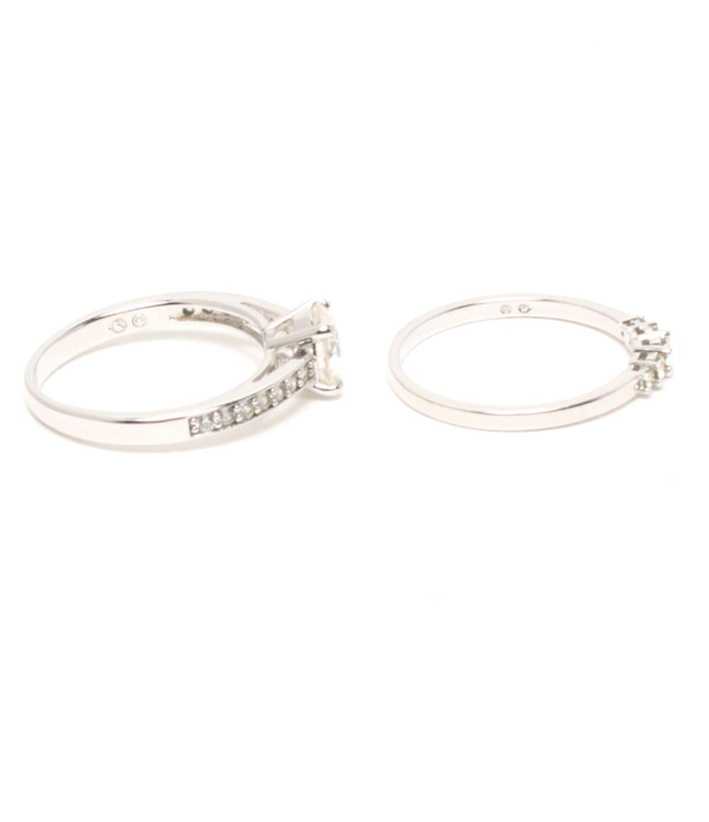 SWAROVSKI リング 指輪 4点セット レディース SIZE 13号 14号 16号 スワロフスキー