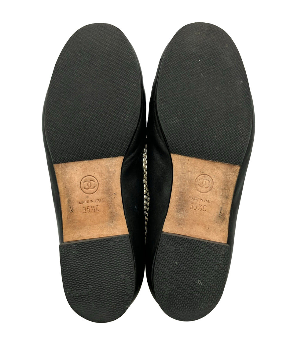CHANEL ローファー ココマーク パール G35797 レディース SIZE 35.5 (23cm) シャネル