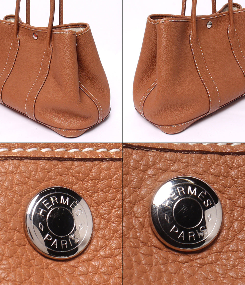 HERMES ハンドバッグ トートバッグ シルバー金具 □N刻印 ガーデンパーティTPM レディース エルメス