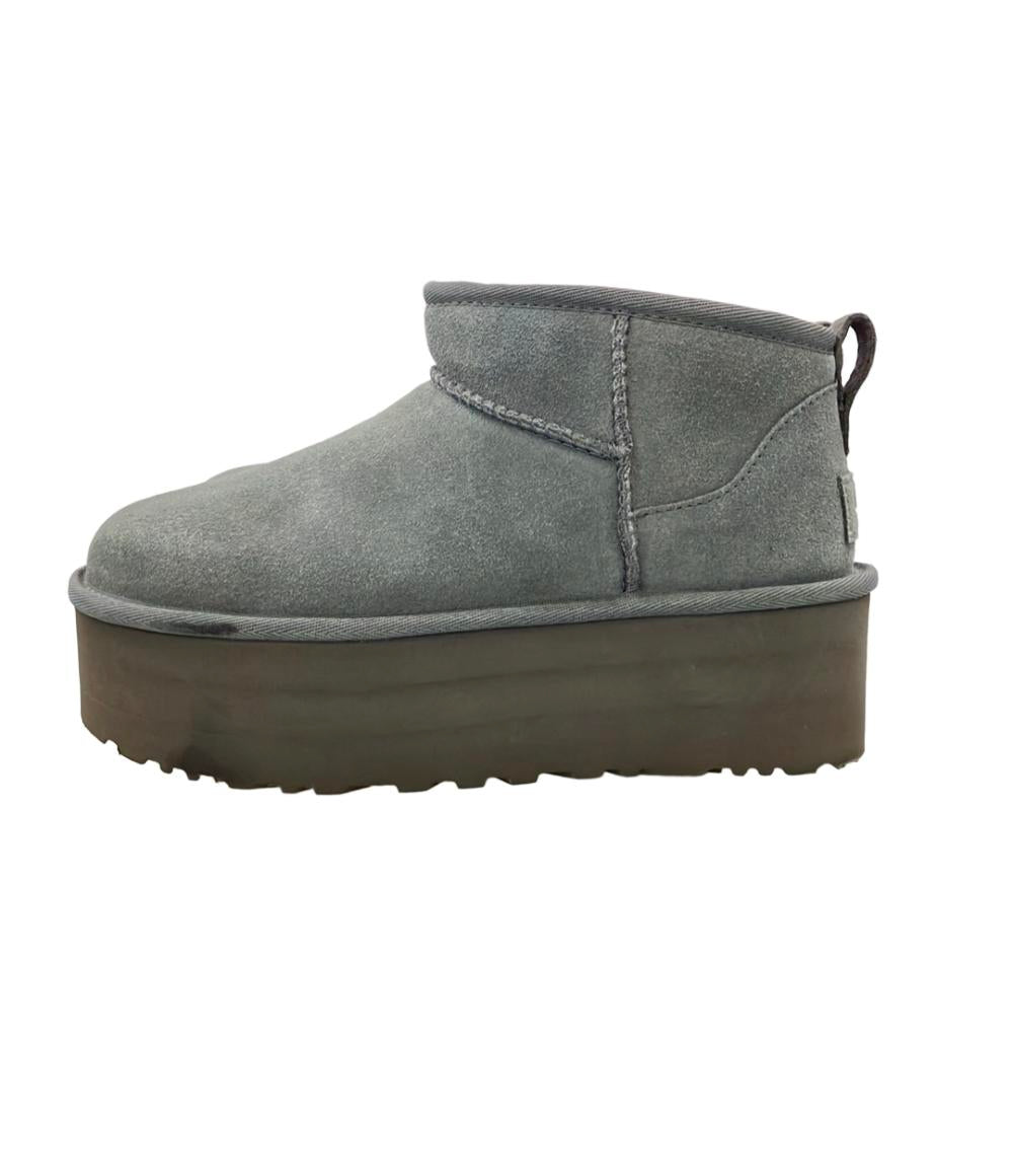 UGG ムートンブーツ 厚底 クラシック ウルトラ ミニ プラットフォーム レディース SIZE 22.0 (XS) アグ