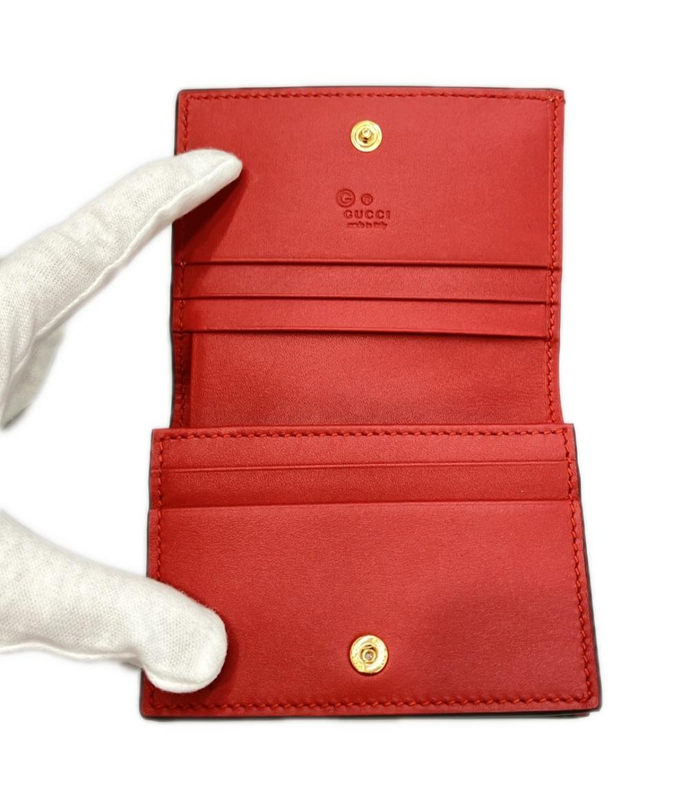 美品 GUCCI 二つ折り財布 GGブルームス 546372 0416 レディース グッチ