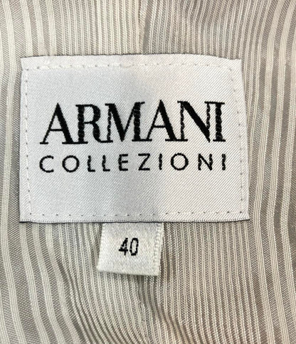 ARMANI COLLEZIONI ノーカラージャケット 花柄 AMG65W レディース SIZE 40 (M) アルマーニコレッツォーニ